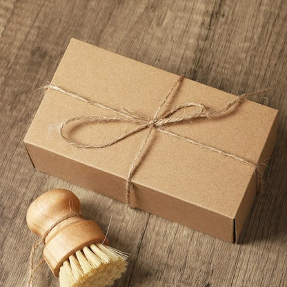 wooden dish brush set