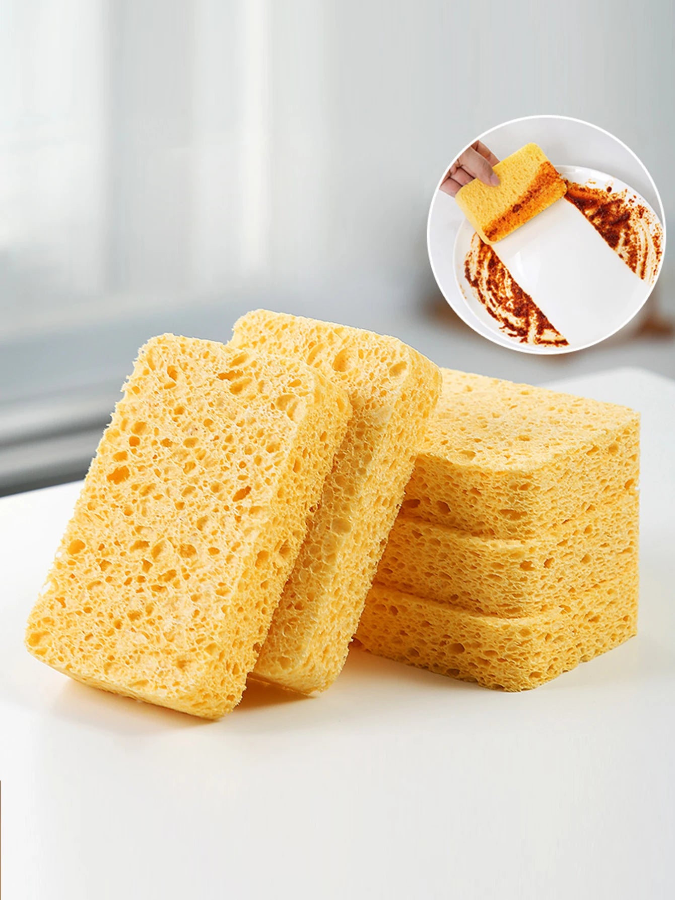 natural wood pulp sponge