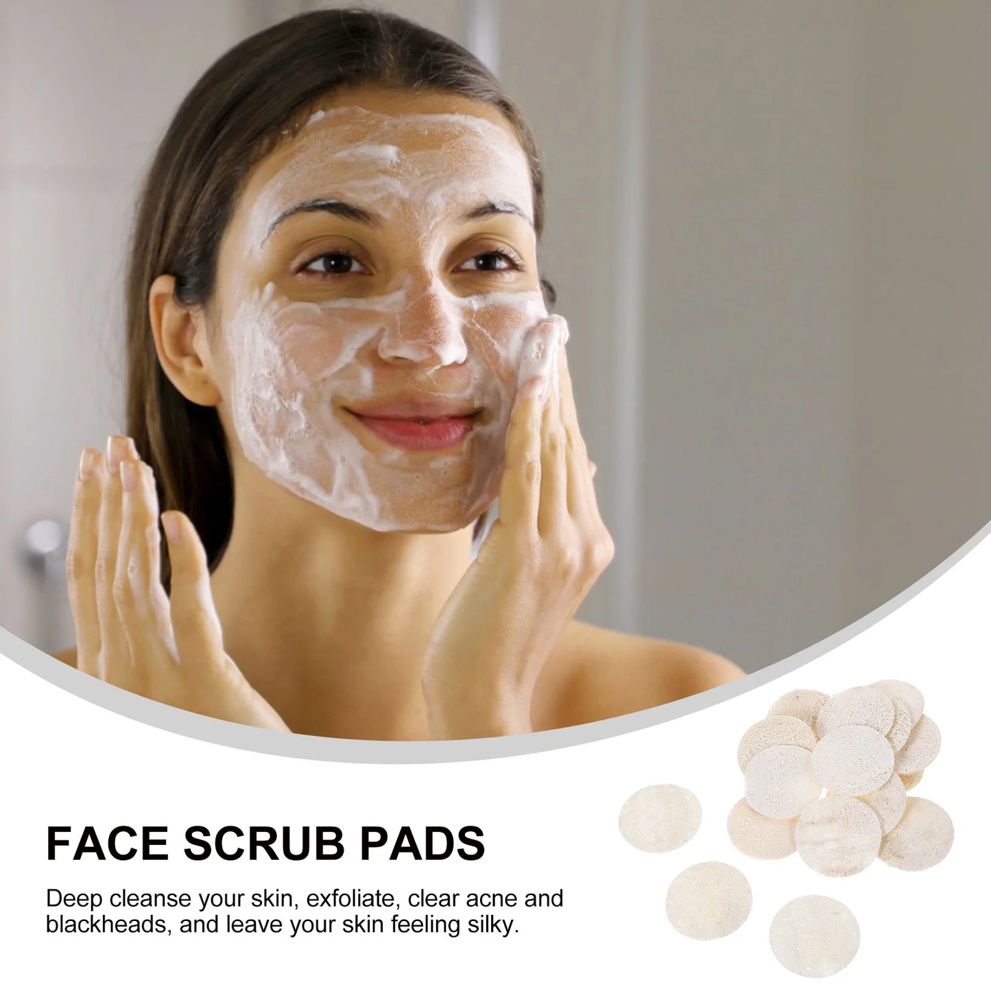 18 pcs loofah sponge