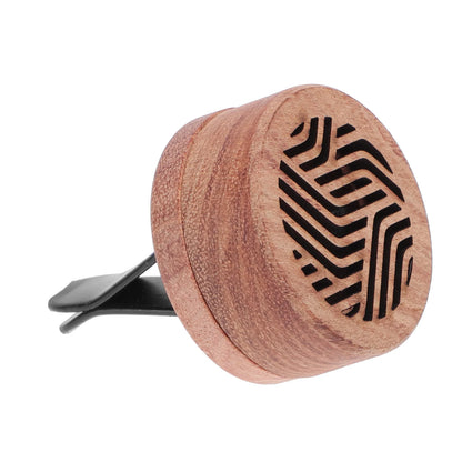 Wooden Design Natural Rosewood Car Aroma Diffuser Essential Oil Diffusers Decorative In Car Adornment Aromatherapy Scent Clips
