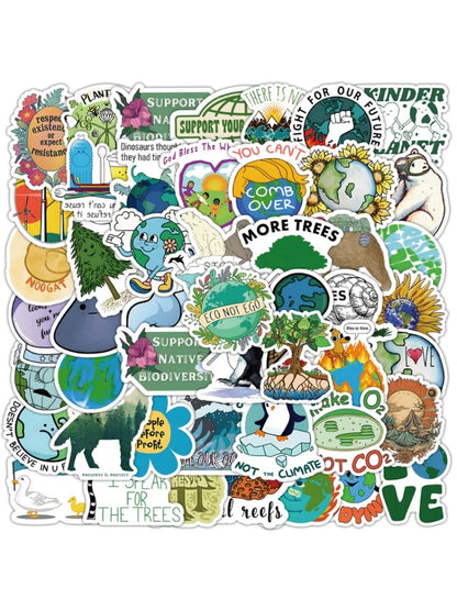 nature stickers / waterproof