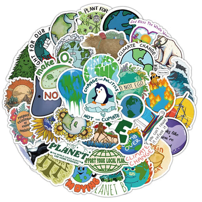 nature stickers / waterproof