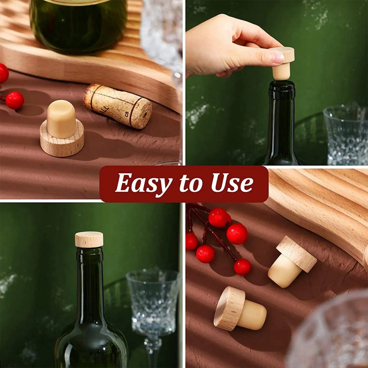 wine bottle corks / 12pcs