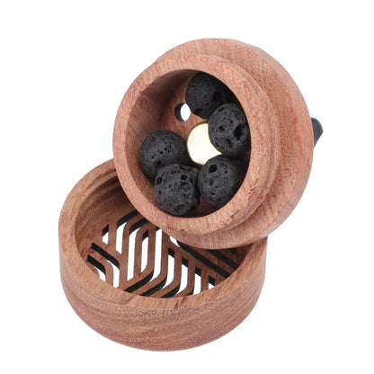 Wooden Design Natural Rosewood Car Aroma Diffuser Essential Oil Diffusers Decorative In Car Adornment Aromatherapy Scent Clips