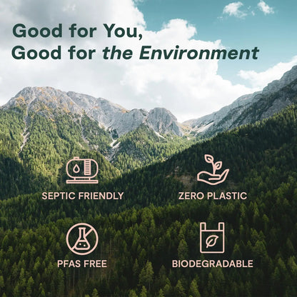 bamboo toilet paper / 12 mega rolls