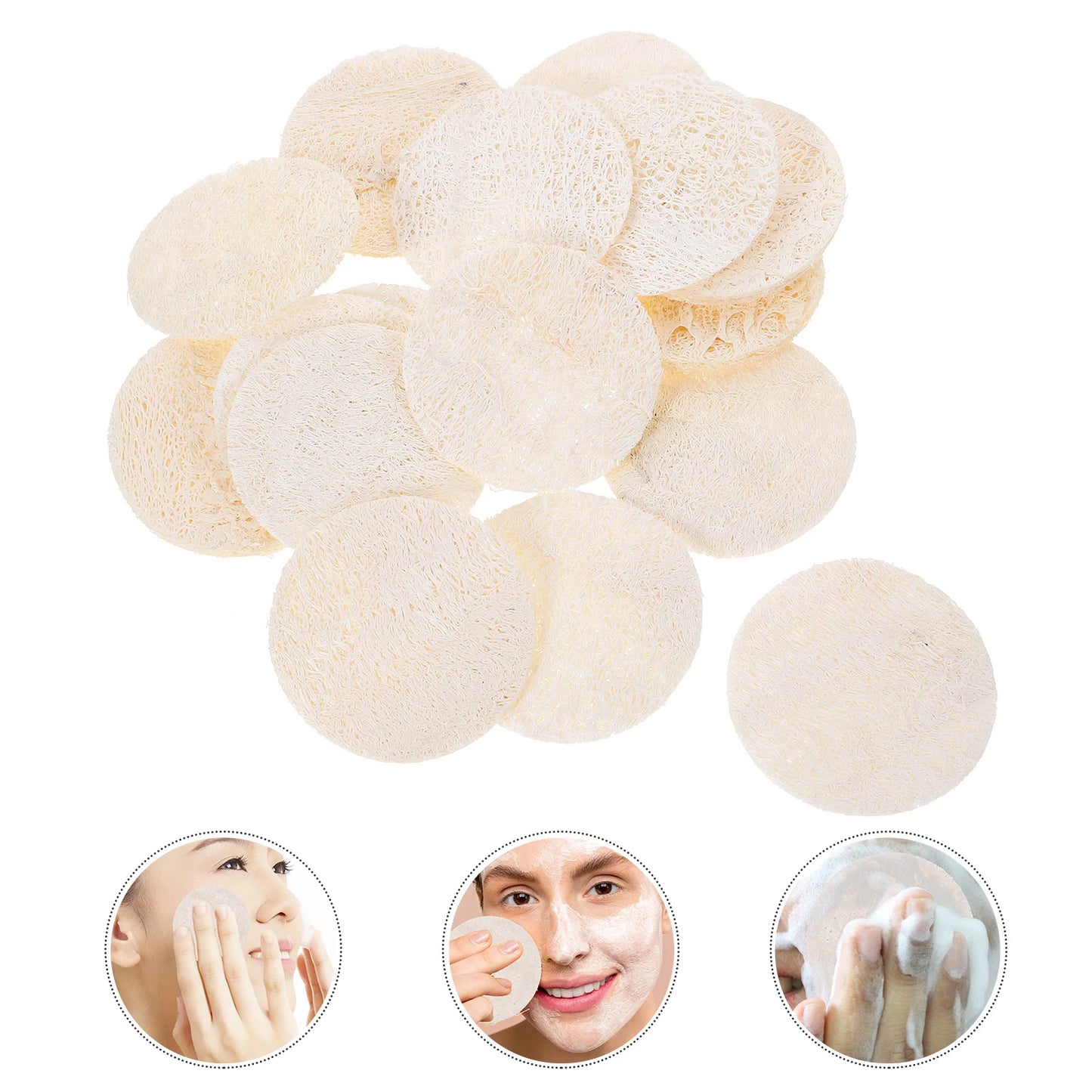 18 pcs loofah sponge