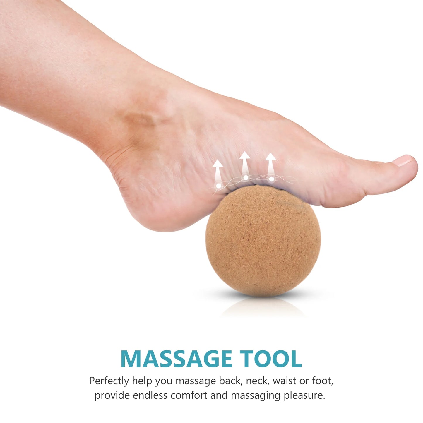 cork yoga/massage ball