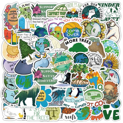 nature stickers / waterproof
